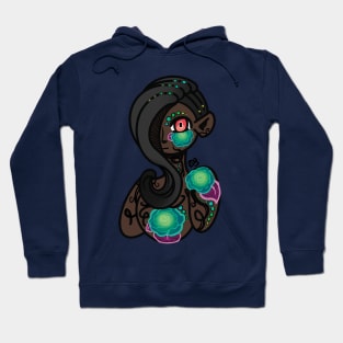 Girl with the Flower Tattoos :: Human or Human-Like Characters Hoodie